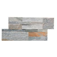 Revestimiento piedra interior y exterior Mosaico multicolor 18 x 35 cm