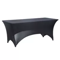 Funda para mesa rectangular 180 x 75 x 74 cm negro