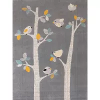 Alfombra infantil Canvas birds 120 x 170 cm