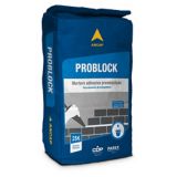 Mortero adhesivo premezclado Problock 25 kg