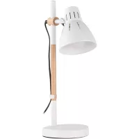Lámpara de escritorio Philis 1 luz E27 blanca