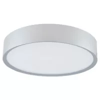 Plafón led anillo plata 31 cm luz fría