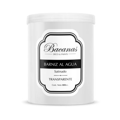 Barniz Bacanas – Barniz al agua 900cc - Bacanas