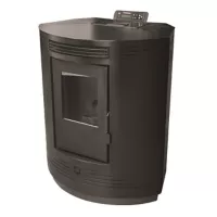 Calefactor a pellet 9 kg negro