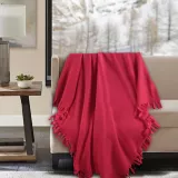 Manta polar roja 120 x 150 cm