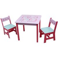 Set mesa + 2 sillas Gatitos