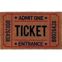 Felpudo Ticket 45 x 75 cm natural