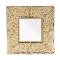 Espejo Nahara cuadrado natural 60 x 60 cm