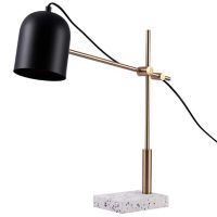 Lámpara de escritorio Nile 1l e27 negro / blanco