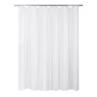 Protector para cortina de baño 178 x 180 cm blanco