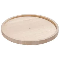 Bandeja de madera redonda 26.67 cm