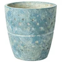 Maceta Azul multicolor 17 x 17 x 17 cm de cerámica